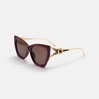 Foto 1 | Foto 1 | Gafas De Sol Cat-eye Maroon Sun138 F3007 Para Mujer - Venta Internacional.