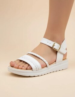 Foto 4 | Foto 4 | Sandalias Golden Shoes 0110 Blanco Fiesta De Niña