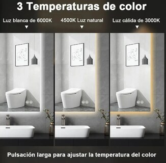 Foto 2 | Foto 2 | Espejo De Tocador Inteligente Modelo Plateado