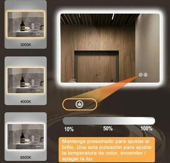 Foto 4 | Foto 4 | Espejo De Tocador Inteligente Modelo Plateado