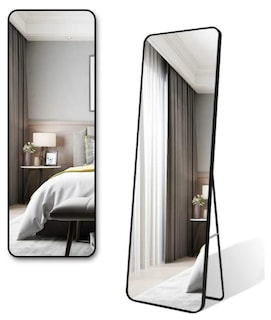 Foto 4 | Foto 4 | Espejo De Pared Completo Versátil Negro