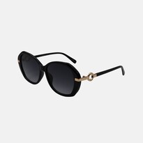 Gafas De Sol Genéricas Oval Black Tortoise Sun110 F3036 - Venta Internacional.