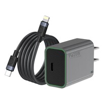 Cargador Usb 20w para iPhone Eo Safe Imports Esi-24448 Gris