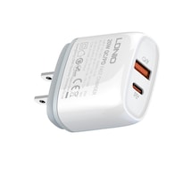 Cargador De Pared Q229 Blanco 20w Carga Rápida Con Cable Lightning