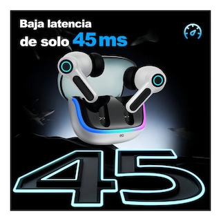 Foto 3 | Foto 3 | Audífonos Bluetooth In Ear con Luces Rgb Eo Safe Imports Esi-24000 azul