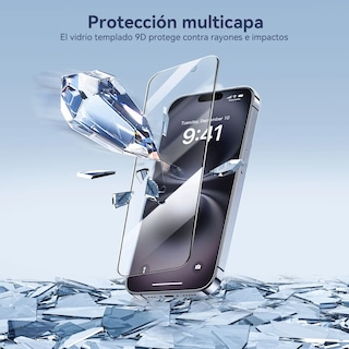 Foto 4 | Foto 4 | Funda para iPhone 13 Mini con Cargador Inalámbrico y Mica De Vidrio Eo Safe Imports Esi-24463 Azul