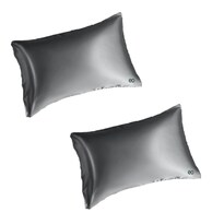 Par de Fundas de Almohada de Satén Eo Safe Imports Esi-24199 Gris