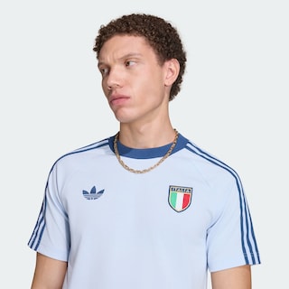 Foto 5 | Foto 5 | Playera Italia Originals Adidas Azul Hombre