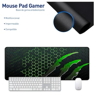 Foto 3 | Foto 3 | Mouse Pad Gamer Profesional Alfombrilla De Ratón Eo Safe Imports Esi-24732 Verde