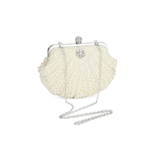 Foto 1 | Foto 1 | Bolso De Noche Perlas Para Fiesta Blanco