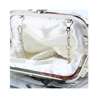 Foto 5 | Foto 5 | Bolso De Noche Perlas Para Fiesta Blanco