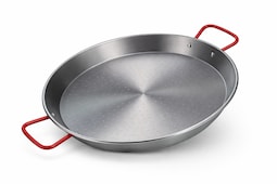 Paellera Generica Acero Pulido Plateado 80cm 80 Litros