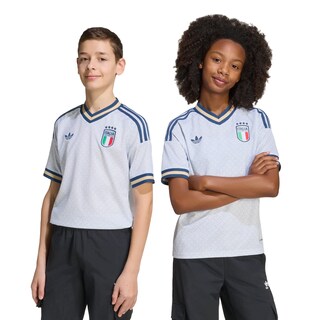 Foto 1 | Foto 1 | Jersey Visitante Italia 26 Para Niños Adidas Azul Niños