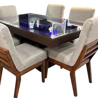 Foto 3 | Foto 3 | Comedor Moderno De 6 Sillas En Mdf Con Iluminación Led Integrada Reinicia 21 Muebles