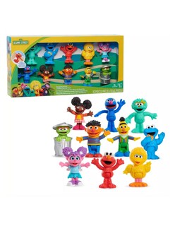 Foto 1 | Foto 1 | Figuras Barrio Sésamo Deluxe Set 10 Personajes