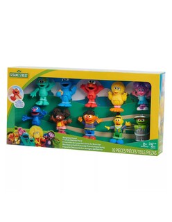 Foto 3 | Foto 3 | Figuras Barrio Sésamo Deluxe Set 10 Personajes