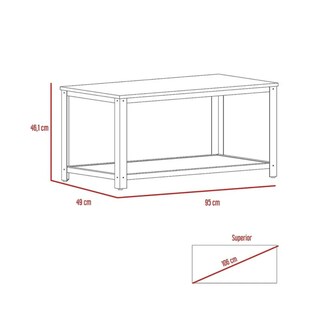 Foto 2 | Foto 2 | Mesa De Centro Moderna Para Sala Rectangular | Excelsior