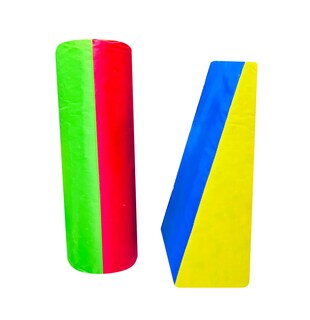 Foto 1 | Foto 1 | Cuña 55x20x40cm Con Rodillo 20x60cm Didacticos Kaikin Estimulacion Temprana Multicolor 2 Piezas