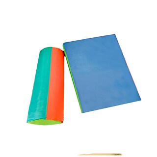 Foto 2 | Foto 2 | Cuña 55x20x40cm Con Rodillo 20x60cm Didacticos Kaikin Estimulacion Temprana Multicolor 2 Piezas