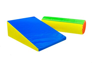 Foto 4 | Foto 4 | Cuña 55x20x40cm Con Rodillo 20x60cm Didacticos Kaikin Estimulacion Temprana Multicolor 2 Piezas
