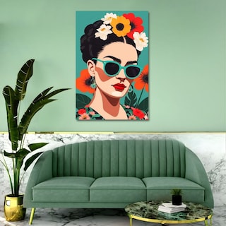 Foto 2 | Foto 2 | Cuadro Decorativo Impreso 70x100cm Frida Khalo