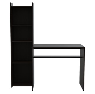 Foto 5 | Foto 5 | Escritorio Para Computadora Y Home Office Con Amplia Superficie De Trabajo Color Wengue | Excelsior