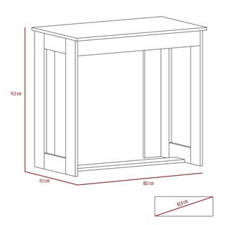 Foto 7 | Foto 7 | Escritorio Para Computadora Y Home Office Con Amplia Superficie De Trabajo Color Wengue | Excelsior