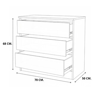 Foto 8 | Foto 8 | Cómoda Cajonera Sahara Hogare Parota