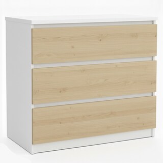 Foto 4 | Foto 4 | Cómoda Cajonera Sahara Hogare Blanco Con Roble