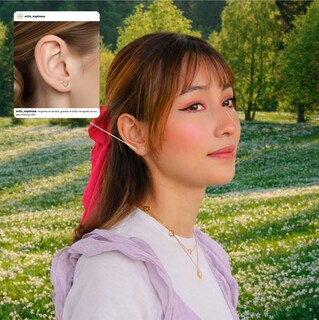 Foto 3 | Foto 3 | Ortiz Espinosa Broquel Corazón De Zirconia De Oro 10k