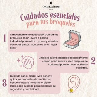 Foto 5 | Foto 5 | Ortiz Espinosa Broquel Corazón De Zirconia De Oro 10k