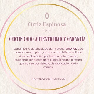 Foto 7 | Foto 7 | Ortiz Espinosa Broquel Corazón De Zirconia De Oro 10k