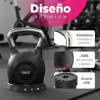 Foto 4 | Foto 4 | Pesa Campana Ajustable 10kg Magni Negro
