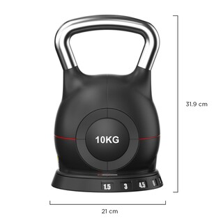 Foto 8 | Foto 8 | Pesa Campana Ajustable 10kg Magni Negro