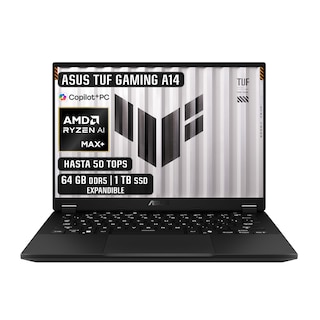 Foto 1 | Foto 1 | Laptop Asus Tuf Gaming A14 Amd Ryzen Ai Max+ 64gb 1tb Ssd 14'' 2.5k Copilot Gris