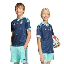 Jersey Visitante Alemania 26 Para Niños Adidas Azul Niños
