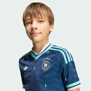 Foto 7 | Foto 7 | Jersey Visitante Alemania 26 Para Niños Adidas Azul Niños