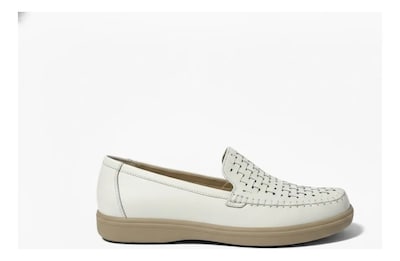 Foto 1 | Foto 1 | Mocasines De Piel Relax 506 Hueso Para Mujer