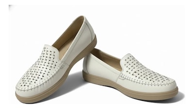 Foto 3 | Foto 3 | Mocasines De Piel Relax 506 Hueso Para Mujer