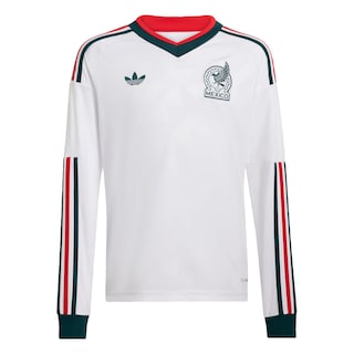 Foto 3 | Foto 3 | Jersey De Visitante Manga Larga De La Selección Nacional De México 26 Adidas Blanco Para Niños