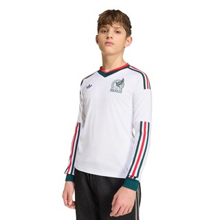 Foto 2 | Foto 2 | Jersey De Visitante Manga Larga De La Selección Nacional De México 26 Adidas Blanco Para Niños