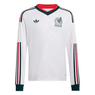 Foto 3 | Foto 3 | Jersey De Visitante Manga Larga De La Selección Nacional De México 26 Adidas Blanco Para Niños