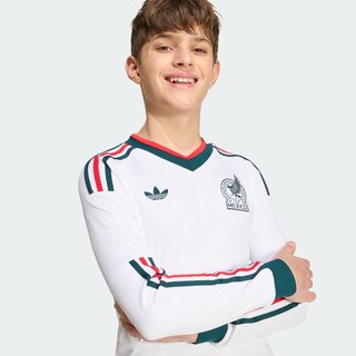 Foto 7 | Foto 7 | Jersey De Visitante Manga Larga De La Selección Nacional De México 26 Adidas Blanco Para Niños