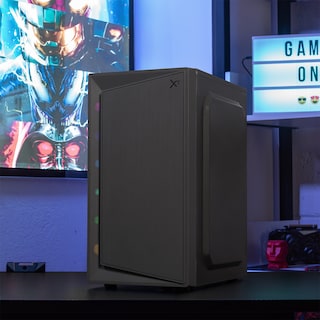 Foto 8 | Foto 8 | Gabinete Xtreme Pc Gaming Squad Mini Torre 1 Fan Frgb 500w Gris Cdxt900mv2