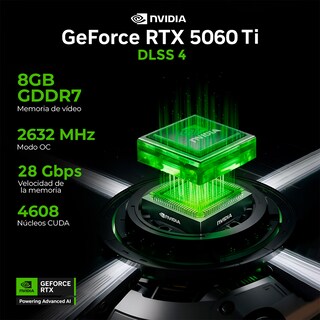 Foto 6 | Foto 6 | Pc Gamer Con Ia Xtreme Pc Gaming Nvidia Geforce Rtx 5060 Ti Ryzen 7 5700x 32gb Ssd 1tb Sistema Liquido Wifi Lila Gaming 1080p