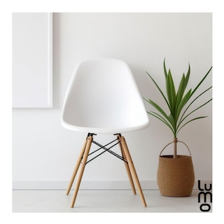 Foto 6 | Foto 6 | Set Comedor Mesa Redonda 80cm + 4 Sillas Eames