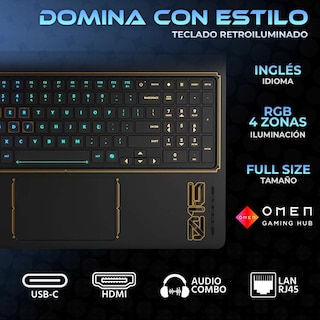 Foto 4 | Foto 4 | Laptop Gamer Hp Omen Lol Nvidia Geforce Rtx 5060 8gb Dlss 4.5 Intel Core I7 14650hx 32gb Ddr5 1tb Ss