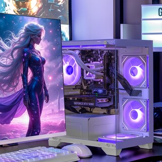 Foto 3 | Foto 3 | Pc Gamer Con Ia Xtreme Pc Gaming Rtx 5060 Ryzen 7 5700 32gb Ssd 1tb Monitor Curvo 27 180hz Sistema Liquido Lila Gaming 1080p