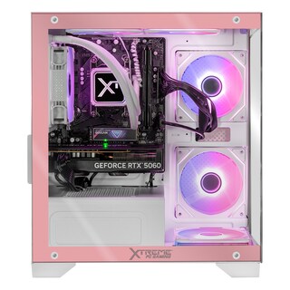 Foto 2 | Foto 2 | Pc Gamer Con Ia Xtreme Pc Gaming Rtx 5060 Ryzen 7 5700 32gb Ssd 1tb Monitor Curvo 27 180hz Sistema Liquido Pink Gaming 1080p