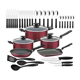 Foto 1 | Foto 1 | Batería De Cocina Tramontina Loreto 38 Piezas Roja 27899-328